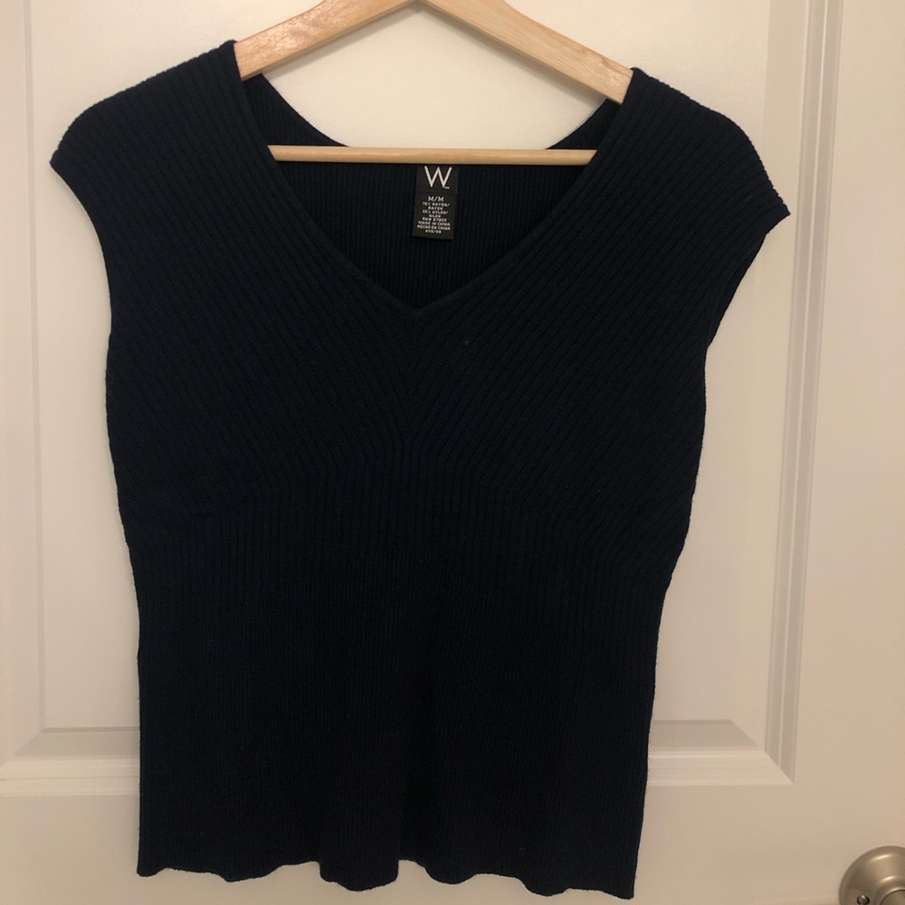 Ribbed Sleeveless Top